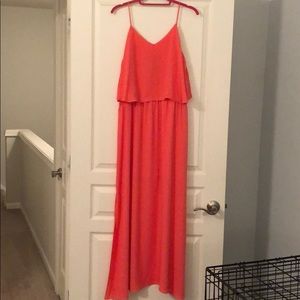 Coral Maxi Dress